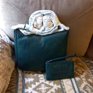 NWT Coach Ellie File Purse & Wristlet